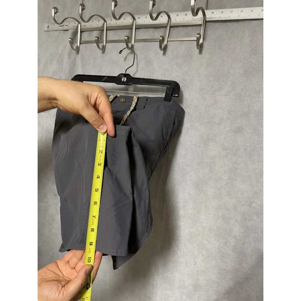 Patagonia Shorts Men's 34 Gray Wavefarer Walk Lightweight Softshell Active Swim